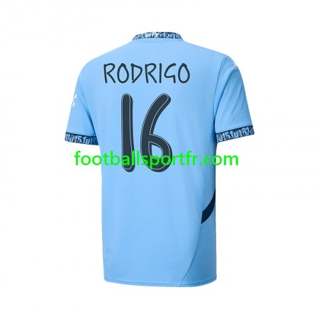 Tenue Manchester City UCL Font RODRIGO 16 Domicile 2024-2025 Maillot de Foot